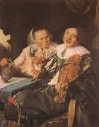 LEYSTER, Judith Carousing Couple (mk08) painting